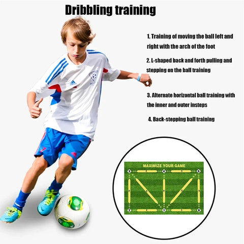 Football Training Mat - Non-Slip & Foldable!