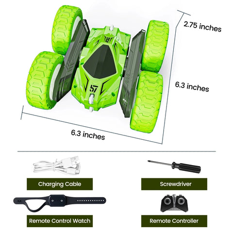 360° Rotating Double-Sided RC Car for Kids