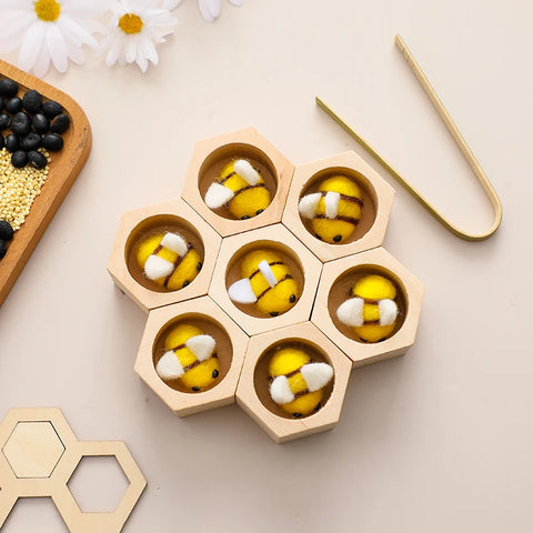 Montessori Bee Sensory Toy - Engage & Develop Little Minds Teeny Pandas