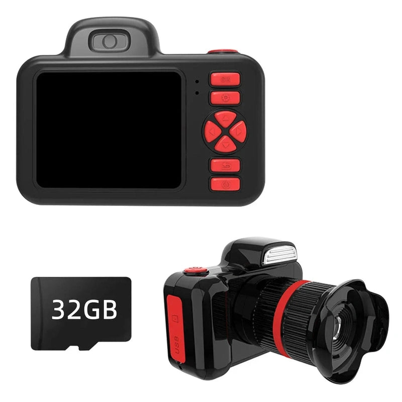 Kids Mini DSLR camera with Fun Filters & Easy Controls – Inspire Your Child’s Creativity! Teeny Pandas