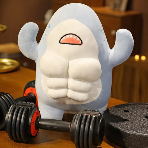 Muscle Shark Plushies