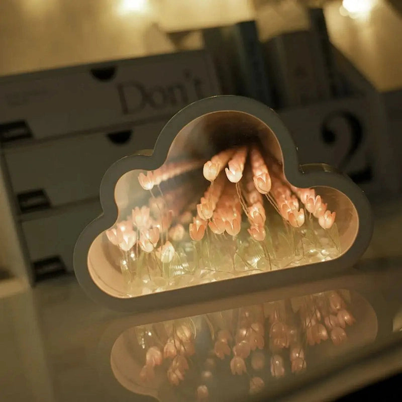 Cloud Tulip DIY Night Light - Whimsical Tulip Design Teeny Pandas