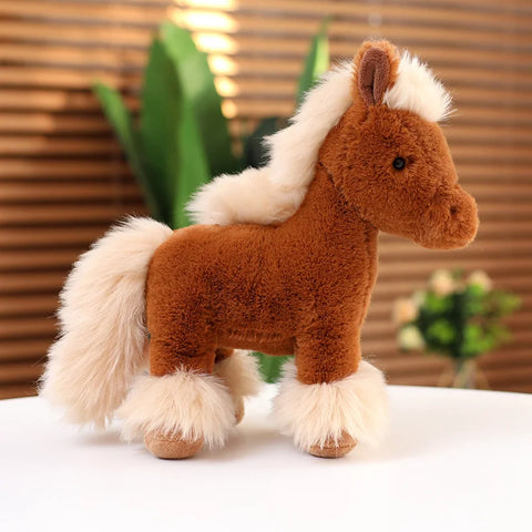 Horse Plush Toy - Lovely Simulated Pony Toy