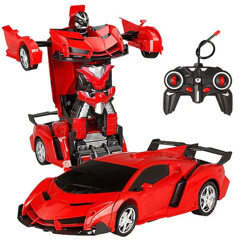 Electric RC Car 2 In1 Transformation Robots - RC Sports Vehicle for Kids!