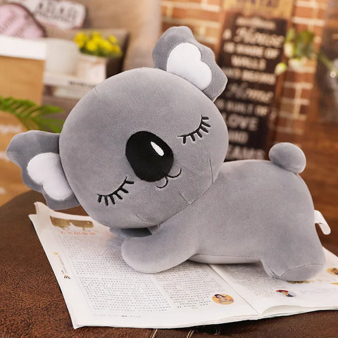 Koala Plush Toy - Soft Cartoon Animal Kawaii Koala Stuffed Doll