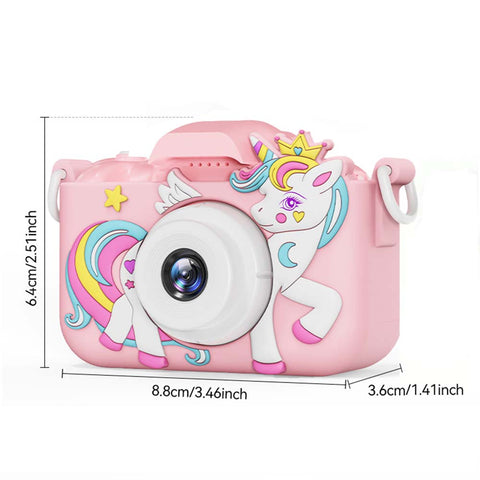 PixelCam Unicorn Kids Camera - With 1080P HD Lens and Fun Features