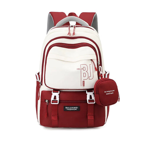 Waterproof School Backpack for Girls with Purse – Stylish & Practical Kids School Bag