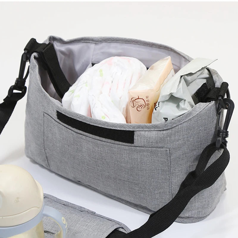 Universal Stroller Organizer - With Adjustable Shoulder Strap! Teeny Pandas