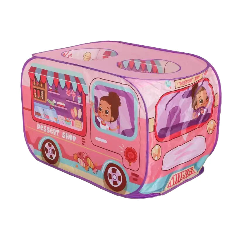 Kids Vehicle Play Tents – Firetruck, Ice Cream Truck & Police Van & More! Teeny Pandas