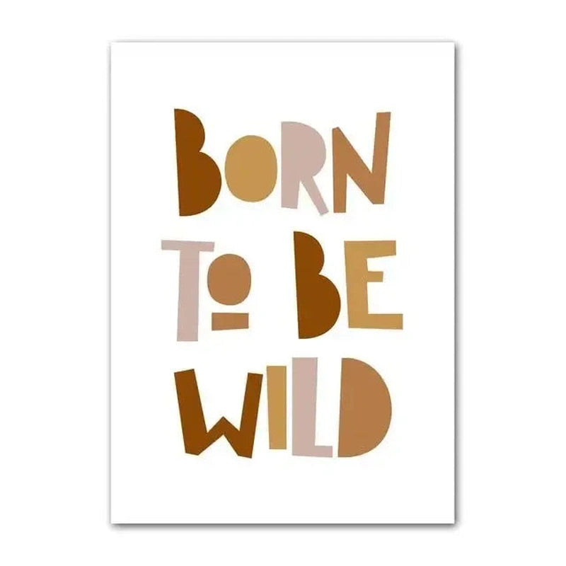 Kids Safari Animal Canvas Prints - Inspire Imagination and Creativity Teeny Pandas