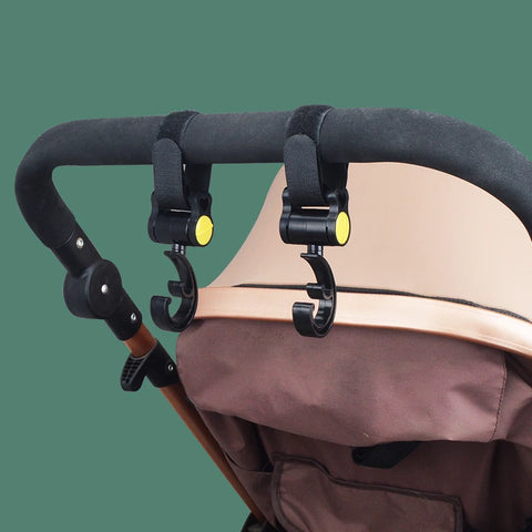 Universal Stroller Bag Hooks - Hands-Free Parenting Made Easy Teeny Pandas