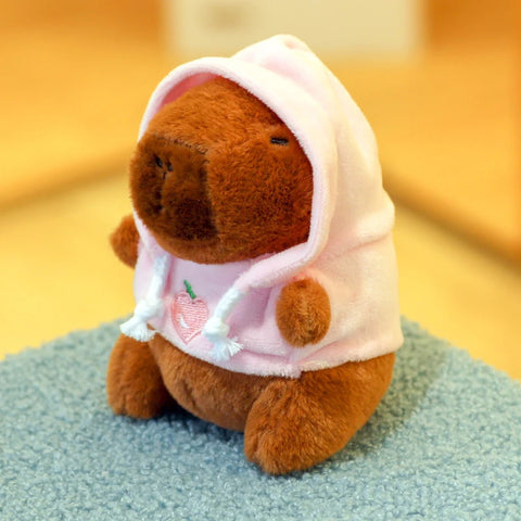 Cute Capybara Fruit Hoodie Keychain - Cute and Stylish! Teeny Pandas