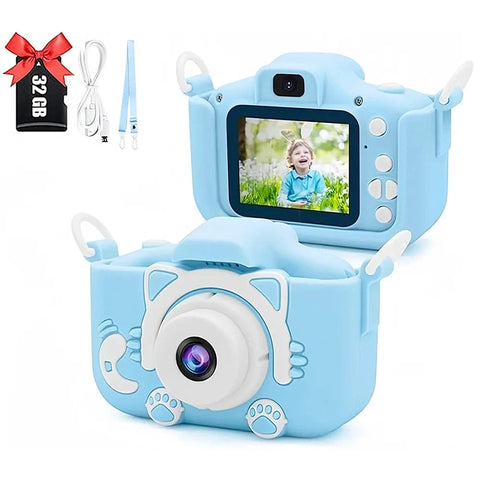 Kids Digital Camera with 1080P HD Video – Cartoon Design