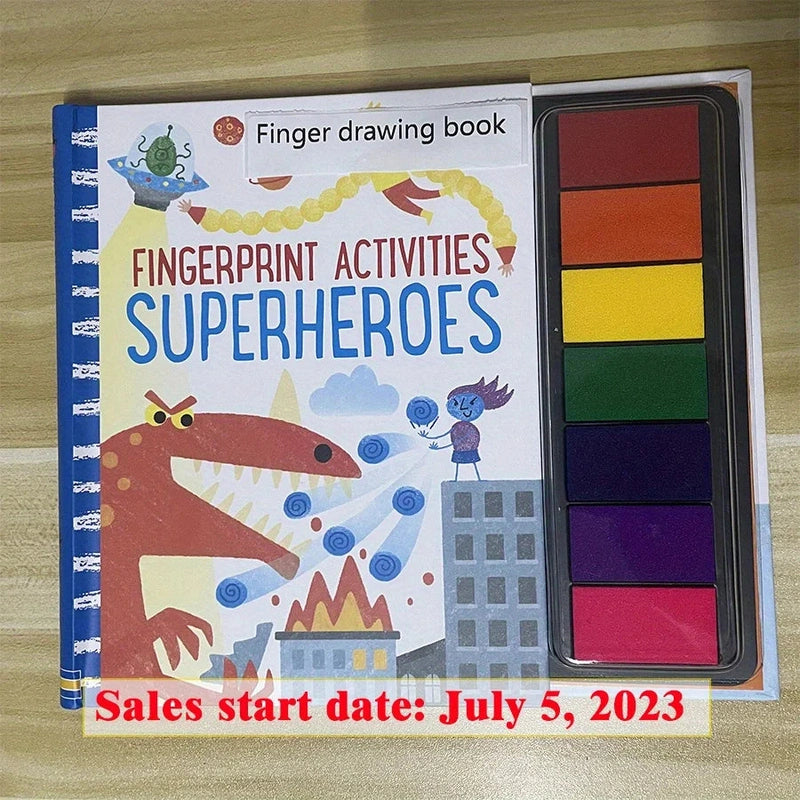 Creative Fingerprint Art Kit for Kids - Unleash Your Kids Creativity! Teeny Pandas