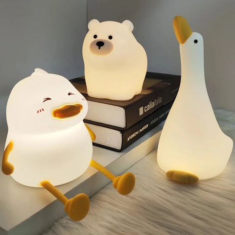 Adorable Animal Night Lights -  With Touch Sensor