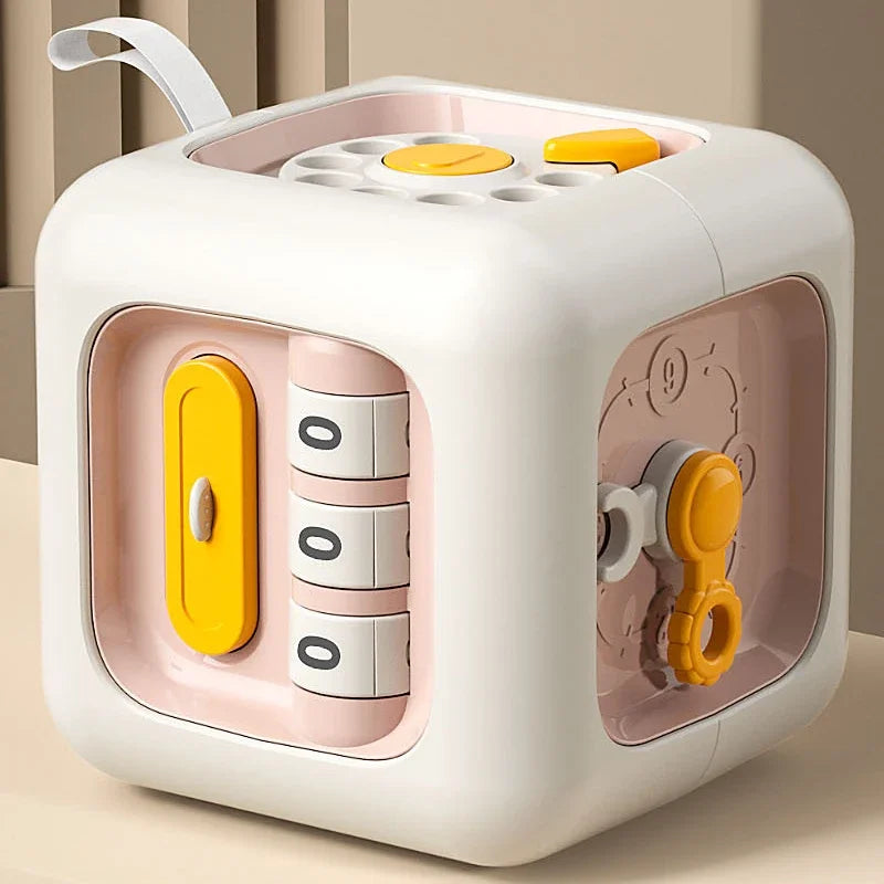 Montessori Learning Activity Cube – Engaging Developmental Toy for Toddlers Teeny Pandas