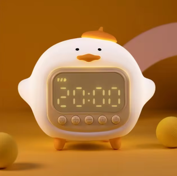 Duck Alarm Clock - With Soft Night Light