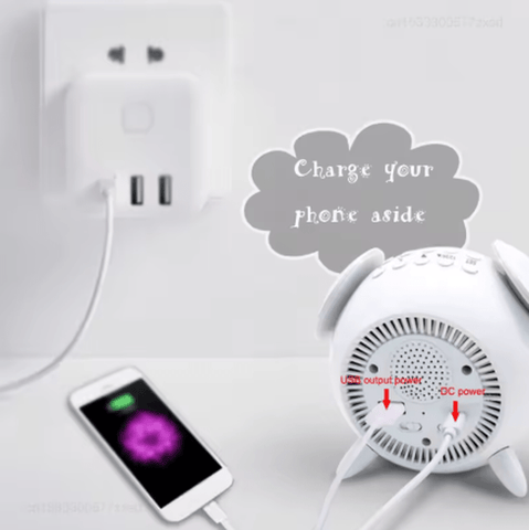 LED Digital Smart Alarm Clock - With Night Light & Voice Control