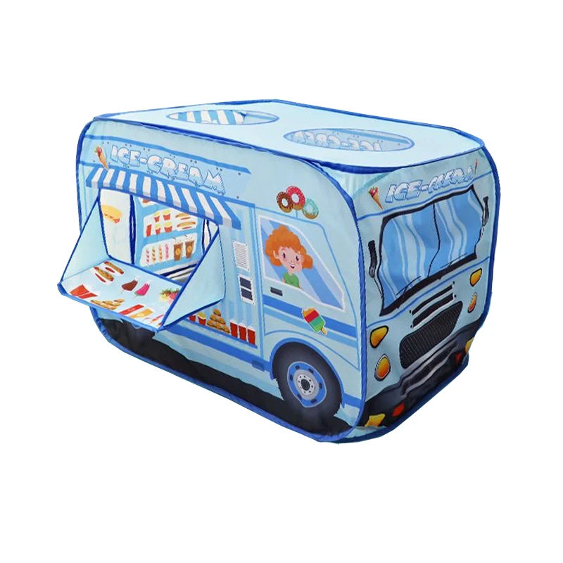 Kids Vehicle Play Tents – Firetruck, Ice Cream Truck & Police Van & More! Teeny Pandas