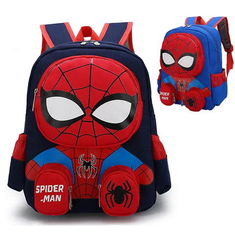 Spider Superhero 3D Stereo Backpack for Kids