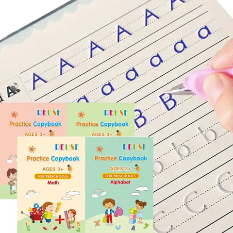 Reusable Montessori Handwriting Kit – Perfect for Kids Learning to Write Teeny Pandas