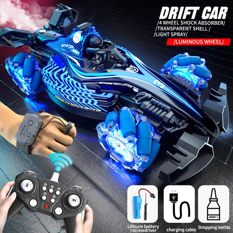 Gesture Sensing Stunt RC Car with 360° Drifting & Realistic Effects