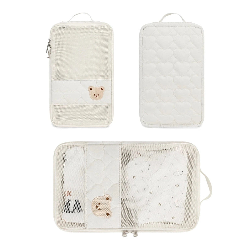 Baby Diaper Bag Organizer Pouches - Reusable and Washable! Teeny Pandas