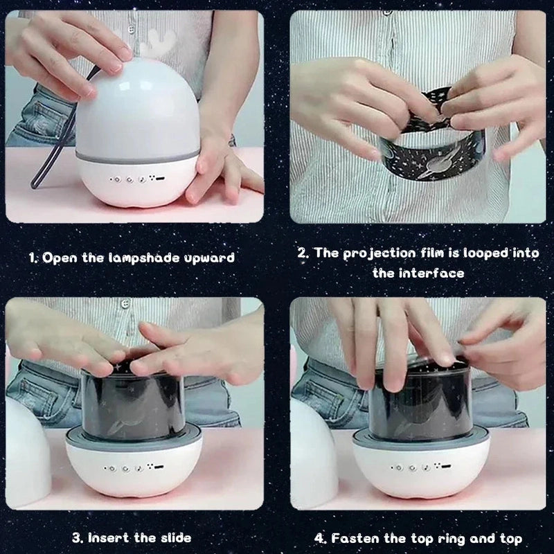 Starry Night Sky Projector for Kids - Turn Every Night Into A Magical Experience! Teeny Pandas