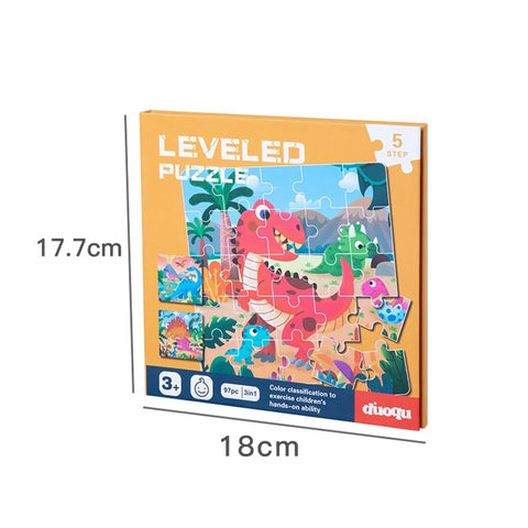 3-in-1 Montessori Magnetic Folding Puzzle Book