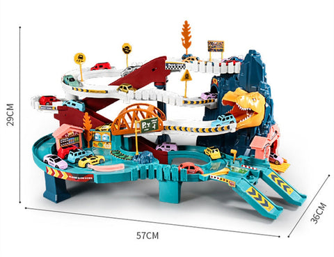 2-in-1 Dinosaur Rail Car Adventure Track