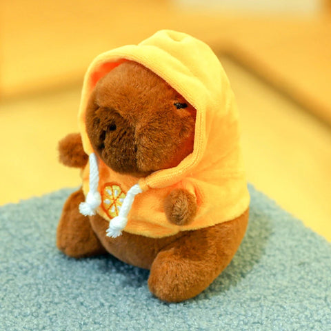 Cute Capybara Fruit Hoodie Keychain - Cute and Stylish! Teeny Pandas
