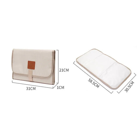 Waterproof, Portable, and Durable Foldable Baby Nappy Changing Pad