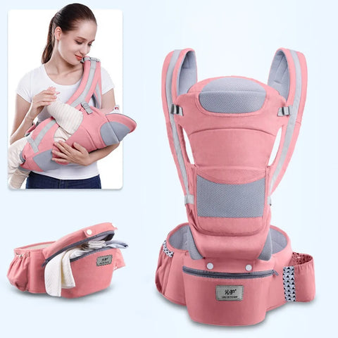 3 Carry Models Ergonomic Baby Carrier Backpack with Large Storage