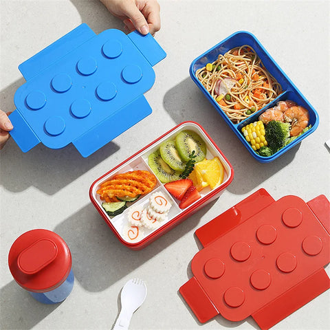 Stackable Bento Kids Lunch Box - Perfect for Kids on the Go! Teeny Pandas
