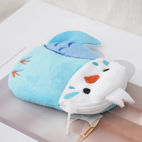 Children's Plush Parrot Wallet – Cartoon Small Bag for Coins, Earphones, and Accessories
