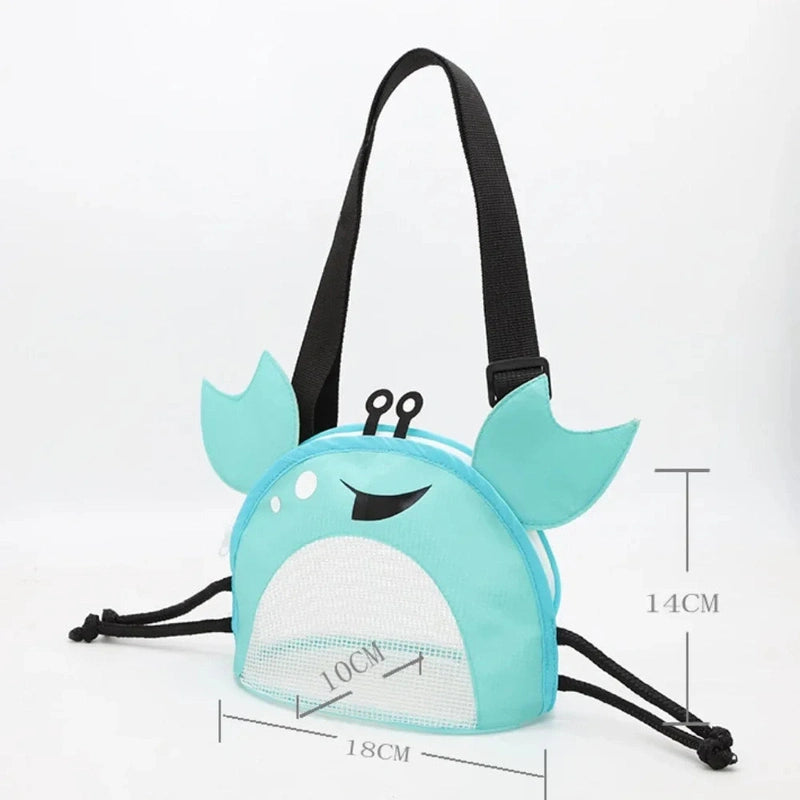 Kids Crab Mesh Beach Bag - Fun & Functional Storage Teeny Pandas