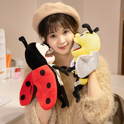 Hand Puppets Kids Toys – Plush Insects & Animals for Storytelling and Role-Playing