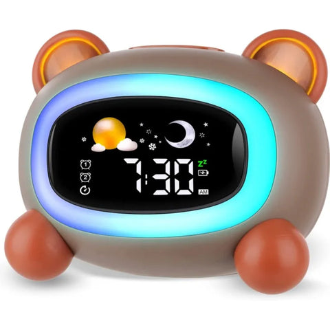 Kids Alarm Clock - With Sleep Training and Sound Machine