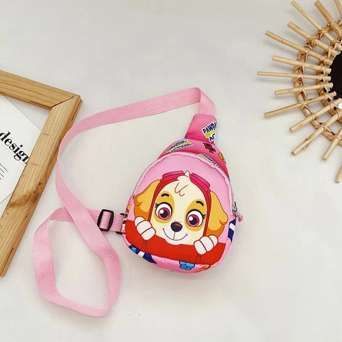 Kids Cartoon Dog Chest Bag – Mini Outdoor Shoulder Bag for Boys