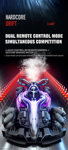 Gesture Sensing Stunt RC Car with 360° Drifting & Realistic Effects