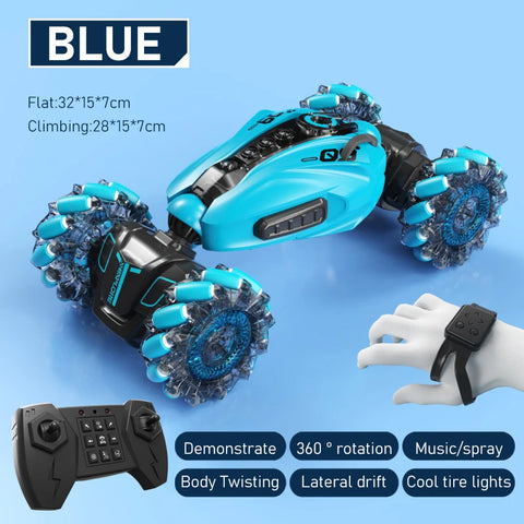 RC 360° Rotating Off-Road Stunt Car - Stunning Stunts and Climbing Performance!