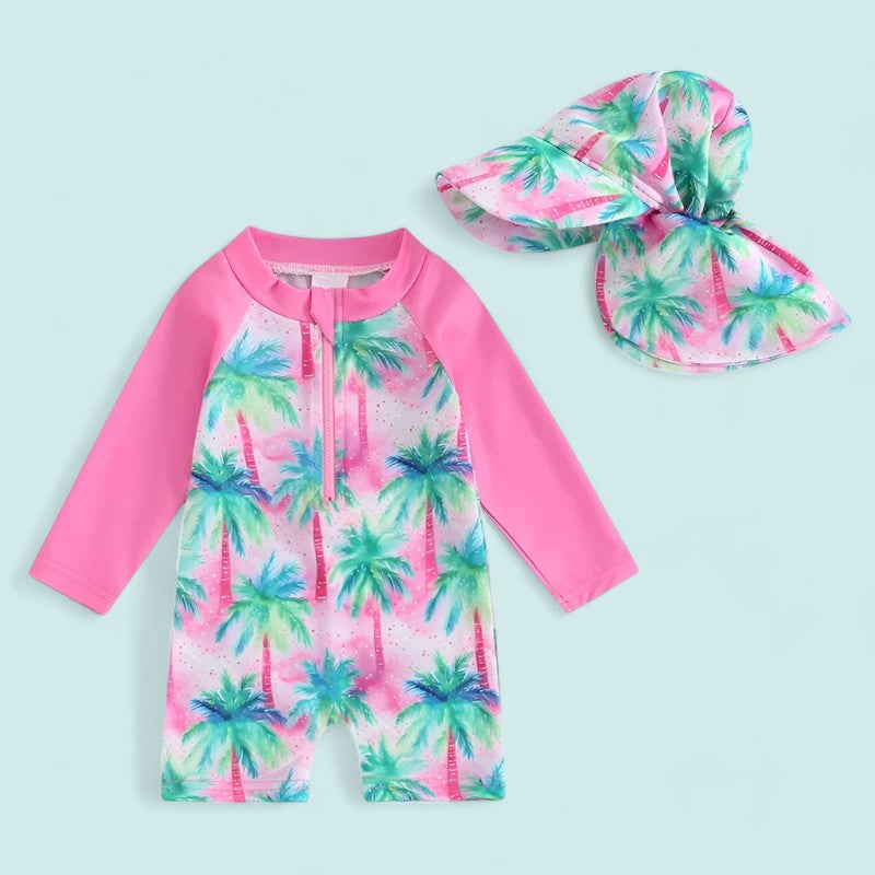 Sun-Safe Baby Rash Guard Swimsuit - Ultimate Sun Protection & Comfort Teeny Pandas