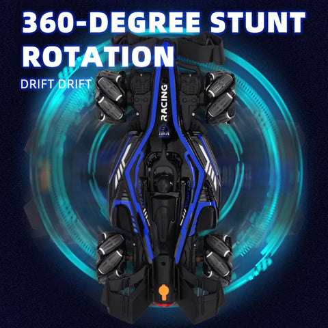 Dual Control RC LED Supercar  - High-Speed Stunt Drift!