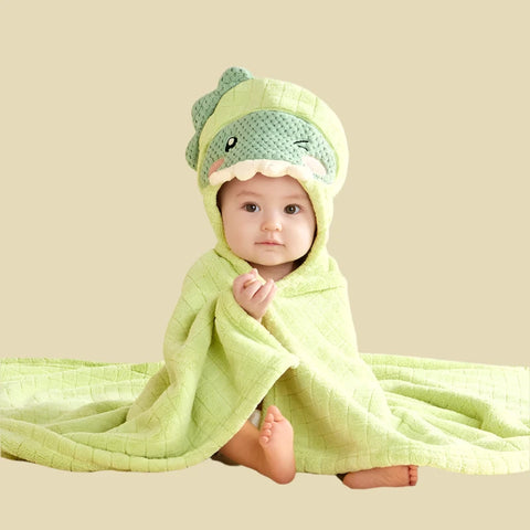 Cute Animal Baby Bath Towel with Hood - Baby Beach Towels