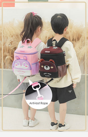 Anti-Lost Backpack for Children – Cute School Bags