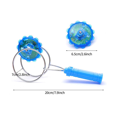 Magnetic LED Gyro Spinner Toy for Kids’ Focus and Fun Teeny Pandas