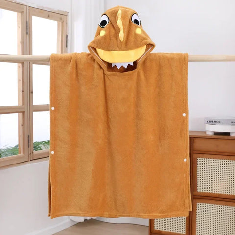 Kids Thicken Winter Bath Baby Towel & Bathrobe – Cotton Coral Velvet