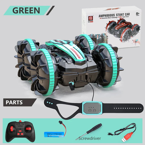 Amphibious Stunt RC Car for Kids - For Indoor and Outdoor Adventure! Teeny Pandas