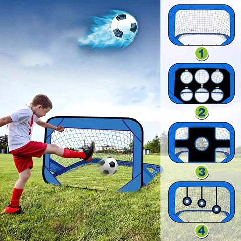 Kids Soccer 4 Goal Training Net - For Fun Sports Experience!