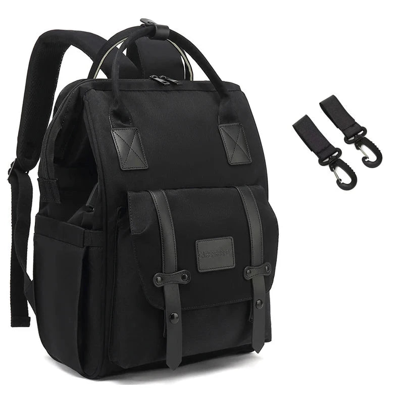 Waterproof Diaper Bag Backpack - Stylish & Functional Baby Travel Essential! Teeny Pandas